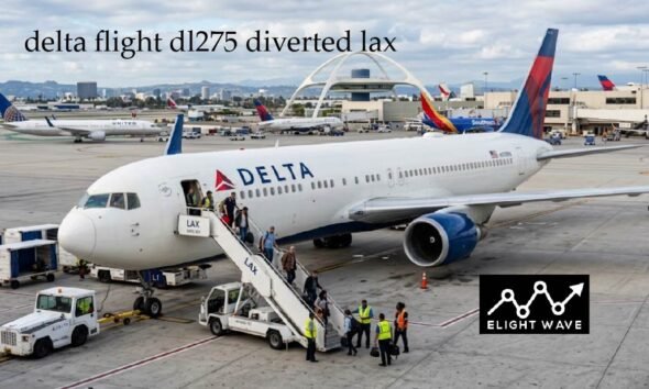 delta flight dl275 diverted lax