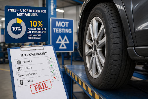 Tyres Fail an MOT